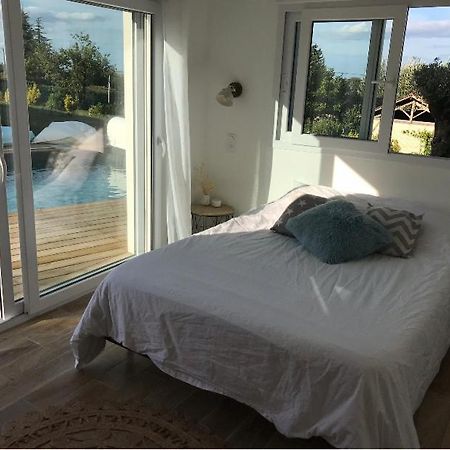 Chambre Independante Dans Pool House Le Mas-d'Agenais ภายนอก รูปภาพ