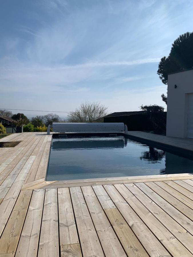 Chambre Independante Dans Pool House Le Mas-d'Agenais ภายนอก รูปภาพ
